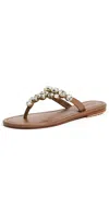 Mystique Embellished Sandals Camel/clear In Camel/clear