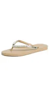 Mystique Flip Flops Nude/clear In Nude/clear
