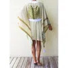 Mystique Hippie Chic Kimono Midi In Green