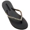 Mystique Palm Springs Sandal In Black / Clear In Multi
