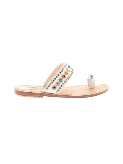 Pre-owned Mystique Sandals In White