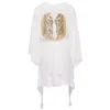 Mystique White Midi Kimono Wings In White