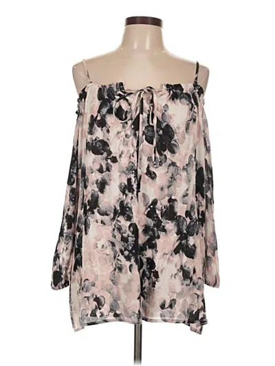 Pre-owned Mystree 3/4 Sleeve Blouse In Pink