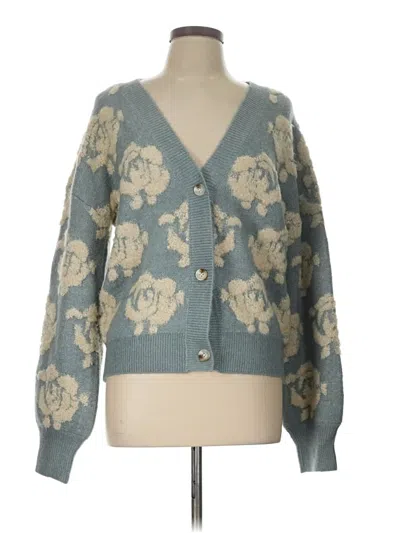 Pre-owned Mystree Cardigan Sweater In Blue