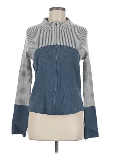 Pre-owned Mystree Cardigan Sweater In Blue