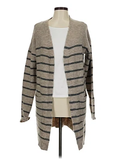 Pre-owned Mystree Cardigan Sweater In Brown