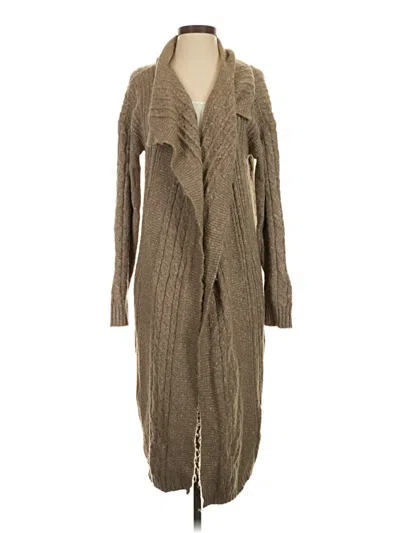 Pre-owned Mystree Cardigan Sweater In Brown