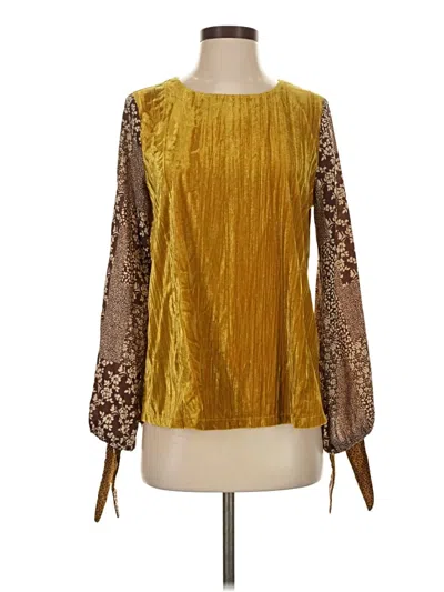 Pre-owned Mystree Cardigan Sweater In Gold