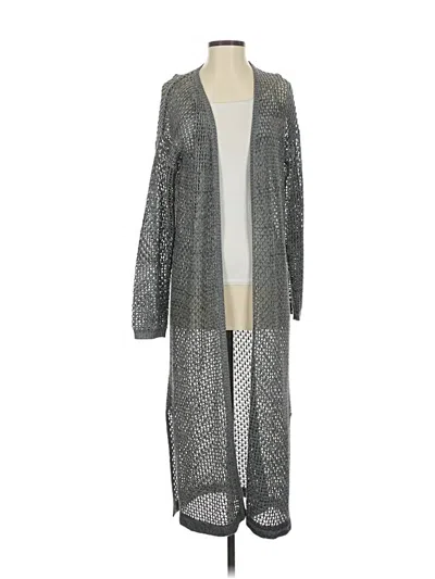 Pre-owned Mystree Cardigan Sweater In Gray