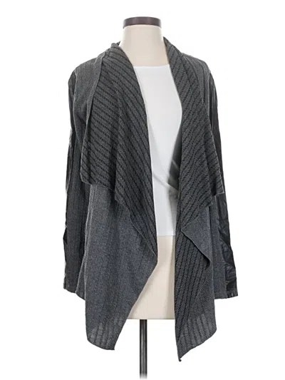 Pre-owned Mystree Cardigan Sweater In Gray