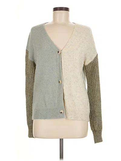Pre-owned Mystree Cardigan Sweater In Green