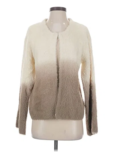 Pre-owned Mystree Cardigan Sweater In Ivory