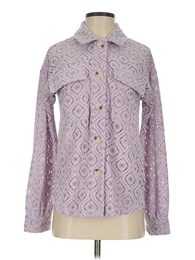 Pre-owned Mystree Cardigan Sweater In Purple