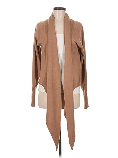 Pre-owned Mystree Cardigan Sweater In Tan
