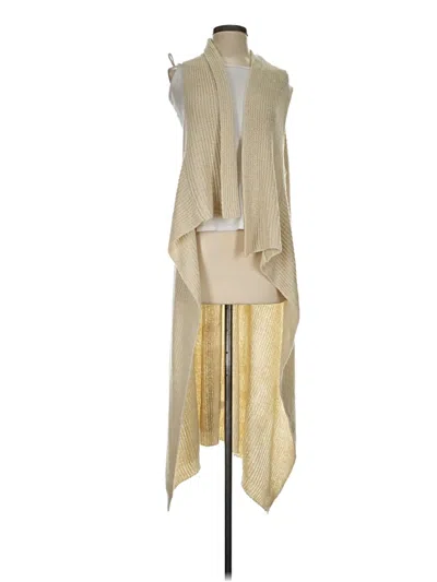 Pre-owned Mystree Cardigan Sweater In Tan