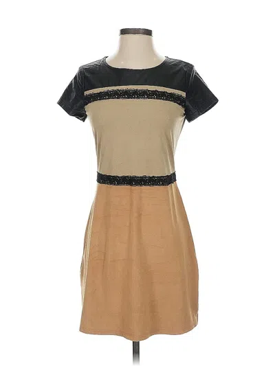 Pre-owned Mystree Casual Dress In Brown
