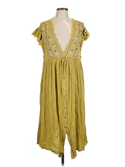 Pre-owned Mystree Casual Dress In Green