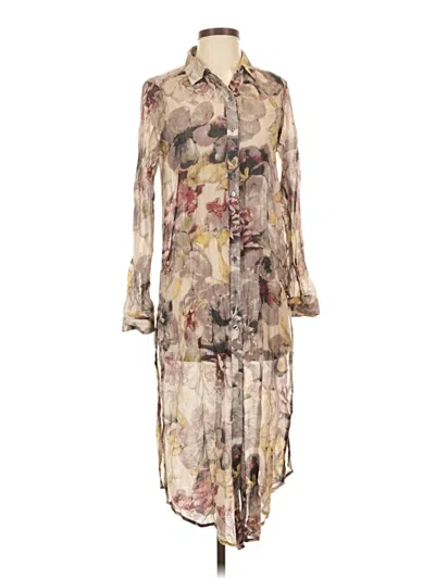 Pre-owned Mystree Casual Dress In Tan