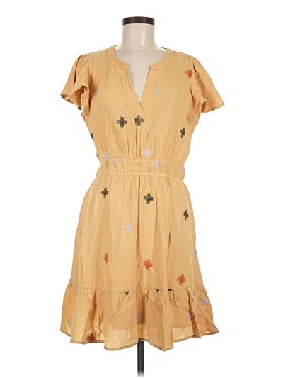 Pre-owned Mystree Casual Dress In Tan