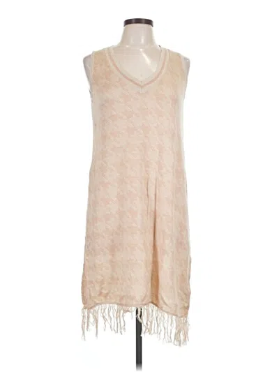 Pre-owned Mystree Casual Dress In Tan