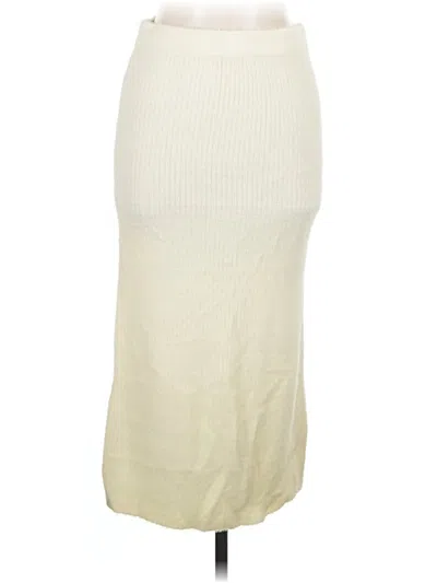 Pre-owned Mystree Casual Skirt In Ivory