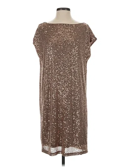 Pre-owned Mystree Cocktail Dress In Brown