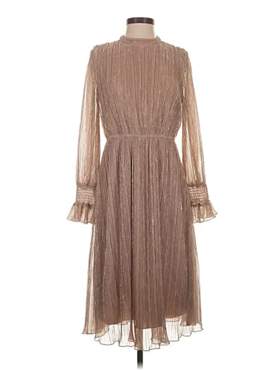 Pre-owned Mystree Cocktail Dress In Brown