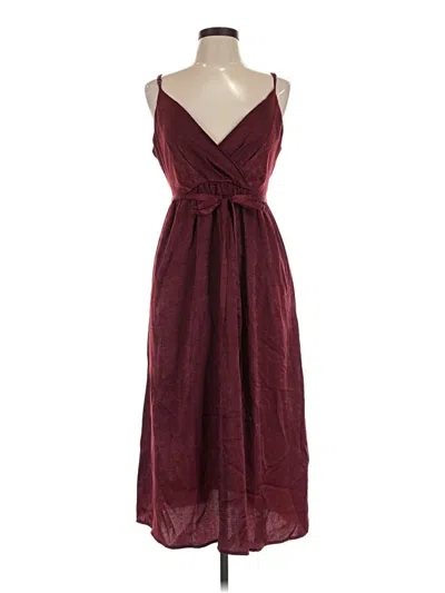 Pre-owned Mystree Cocktail Dress In Burgundy