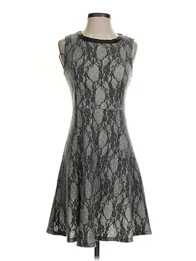 Pre-owned Mystree Cocktail Dress In Gray