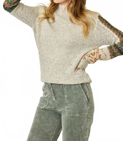 Mystree Colleen Sweater In Oatmeal In Multi