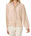 Mystree Fairmont Blouse In Vanilla In Brown