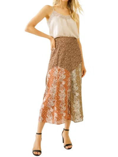 Mystree Jenni Prairie Skirt In Multicolor