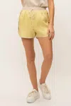 Mystree Lemon Shorts In Yellow In Yellow