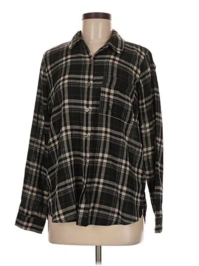 Pre-owned Mystree Long Sleeve Blouse In Black