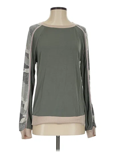 Pre-owned Mystree Long Sleeve Blouse In Gray
