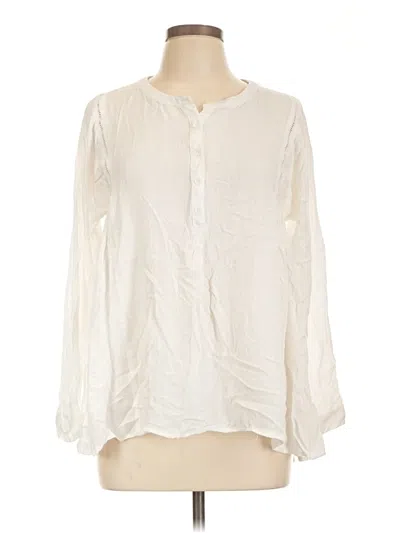 Pre-owned Mystree Long Sleeve Blouse In Ivory