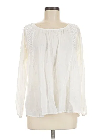 Pre-owned Mystree Long Sleeve Blouse In Ivory
