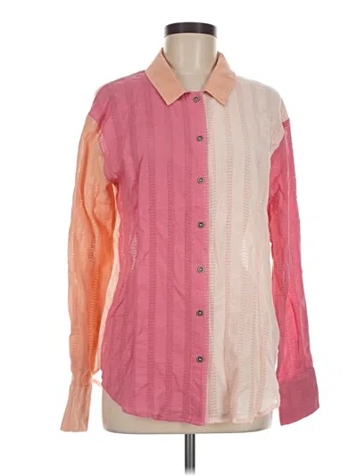 Mystree Long Sleeve Blouse In Multi