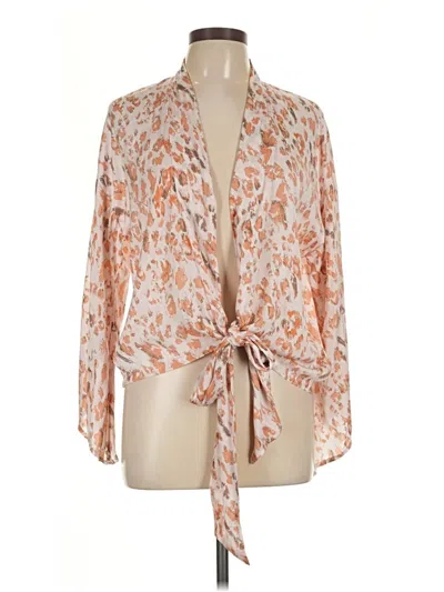 Pre-owned Mystree Long Sleeve Blouse In Orange