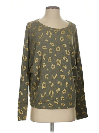 Pre-owned Mystree Long Sleeve Top Gold Boatneck Tops