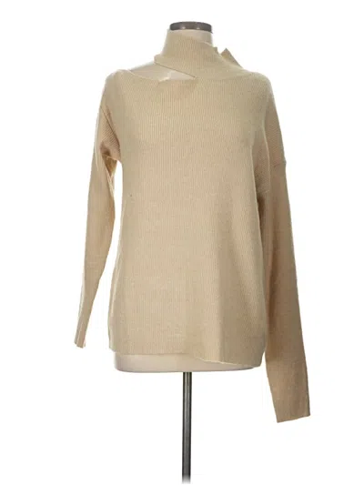 Pre-owned Mystree Long Sleeve Turtleneck In Brown