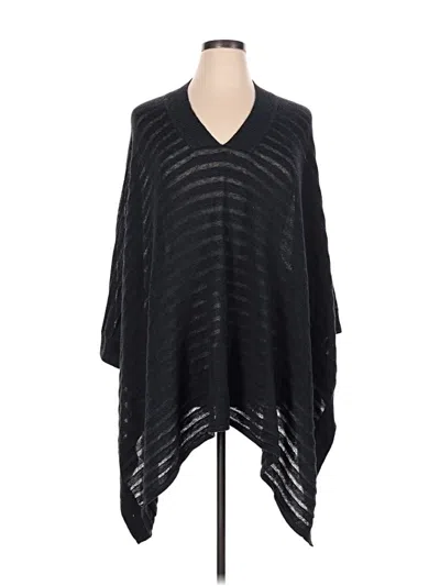Pre-owned Mystree Poncho In Black