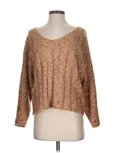Pre-owned Mystree Pullover Sweater In Brown