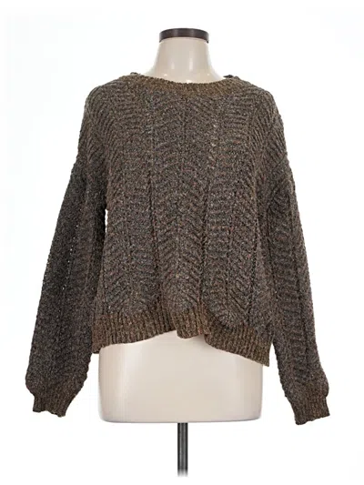 Pre-owned Mystree Pullover Sweater In Brown
