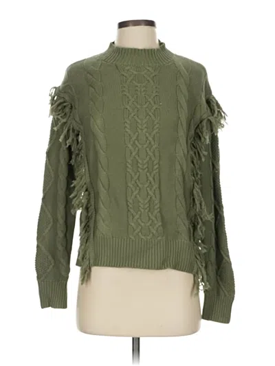 Pre-owned Mystree Pullover Sweater In Green
