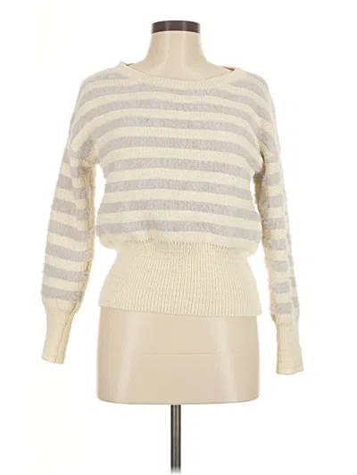 Pre-owned Mystree Pullover Sweater In Ivory