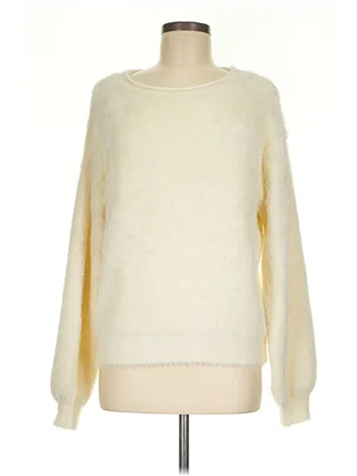 Pre-owned Mystree Pullover Sweater In Ivory