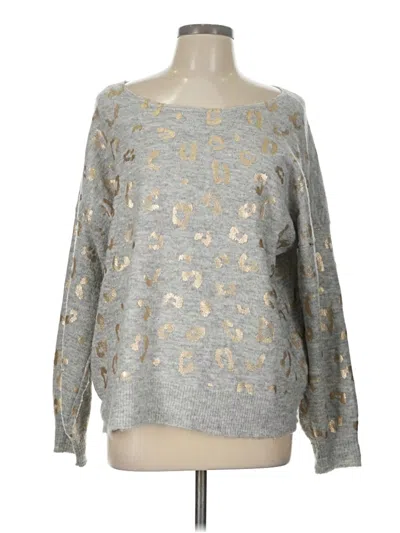 Pre-owned Mystree Pullover Sweater In Silver
