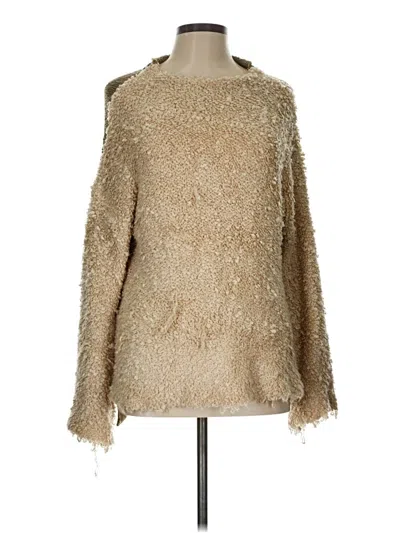 Pre-owned Mystree Pullover Sweater In Tan