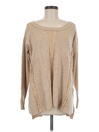 Pre-owned Mystree Pullover Sweater In Tan